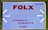 Compact Cassette Folx 60 Type I Normal Hong Kong