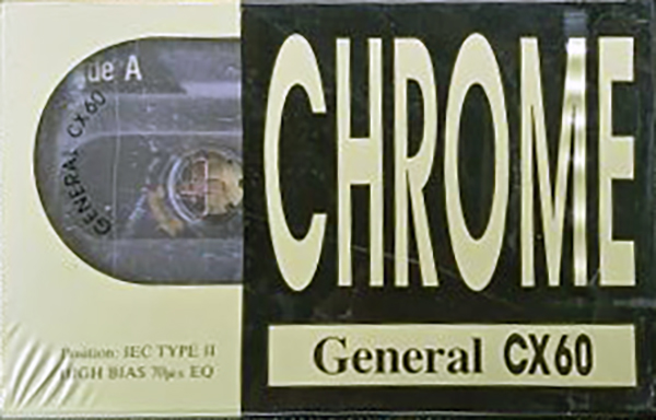 Compact Cassette General CX 60 Type II Chrome Singapore