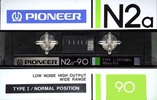 Compact Cassette Pioneer N2a 90 Type I Normal 1982 Japan
