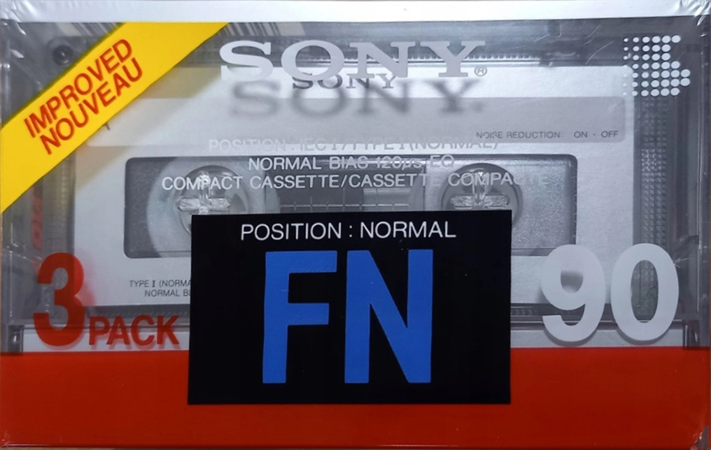 3 pack Sony FN 90 Type I Normal 1988 Europe