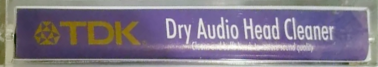 Compact Cassette TDK "Dry type AHC-D" Cleaning Cassette 1997 North America