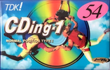 Compact Cassette TDK CDing 1 54 "CD1-54K" Type I Normal 1997 Japan