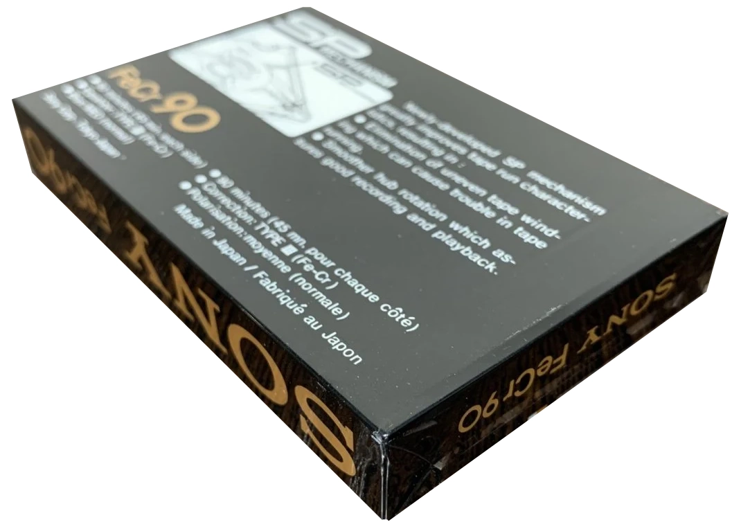 Compact Cassette Sony FeCr 90 Type III Ferro Chrome 1979 North America