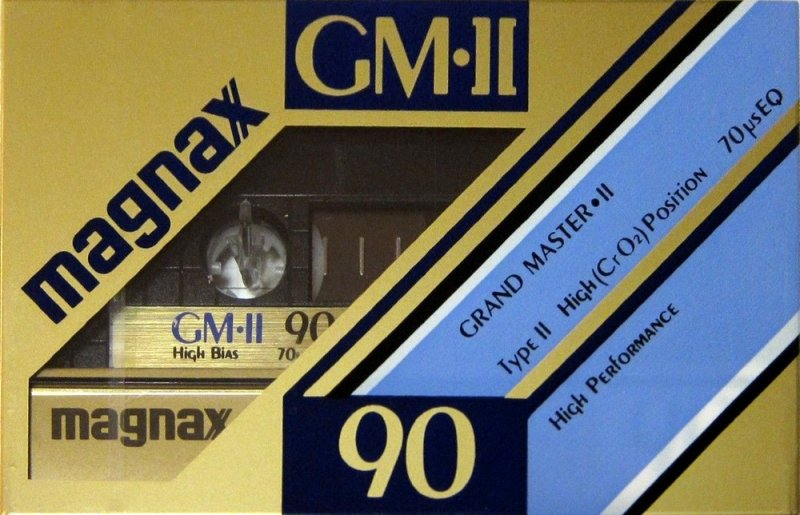 Compact Cassette Magnax GM-II 90 "Grand Master II" Type II Chrome 1983 Japan
