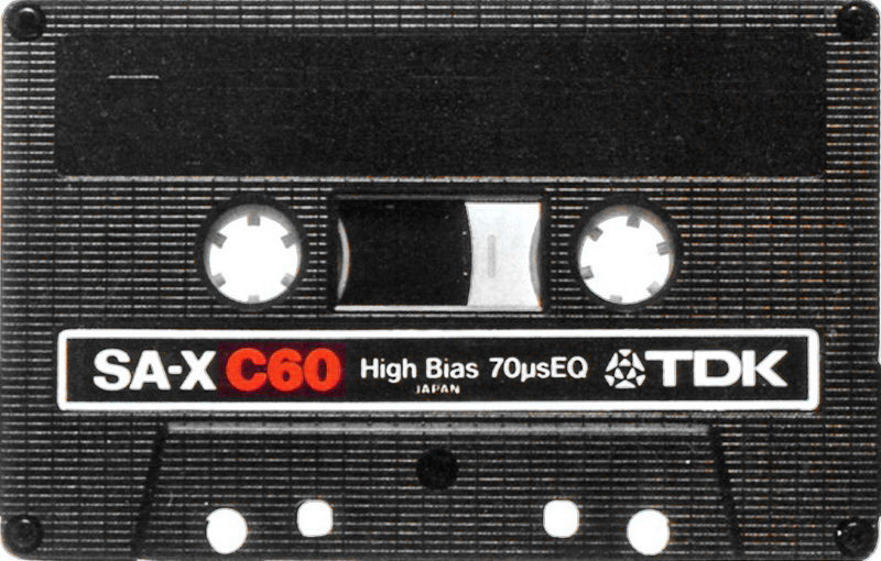 Compact Cassette TDK SA-X 60 Type II Chrome 1979 Japan