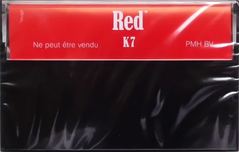 Compact Cassette K-7 60 "Red PMH BV" Type I Normal 1988 France