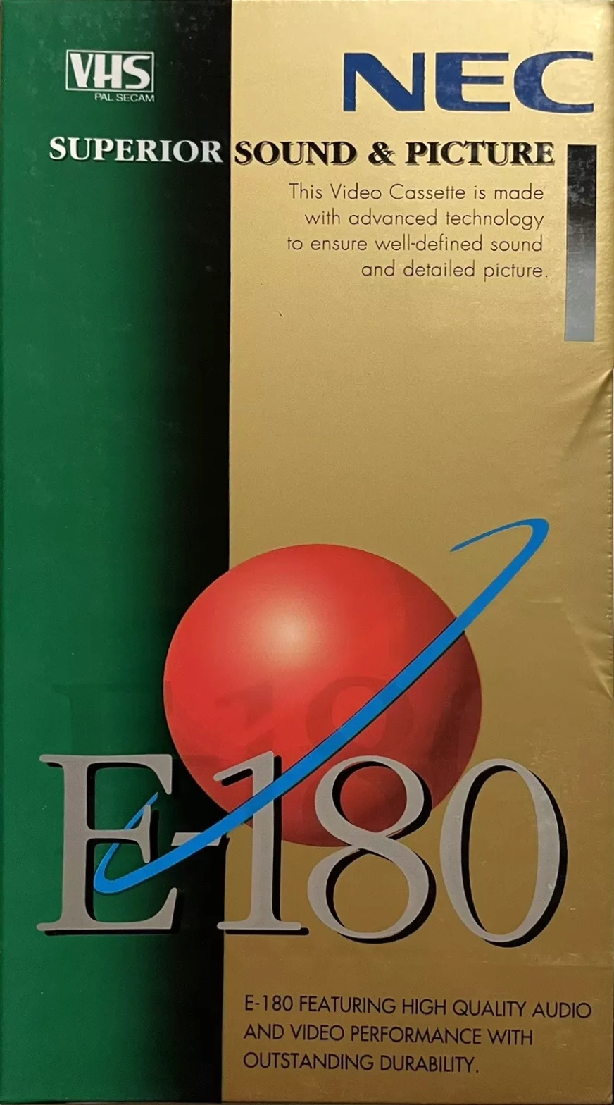 VHS, Video Home System NEC 180 Type I Normal Austria