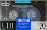 Compact Cassette Maxell UDI / UD1 70 Type I Normal 1989 Japan