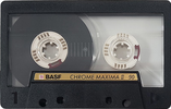 Compact Cassette BASF Chrome Maxima II 90 Type II Chrome 1991 Europe