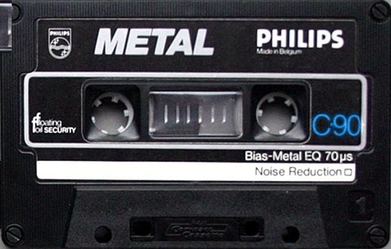 Compact Cassette Philips Metal 90 Type IV Metal 1978 Europe