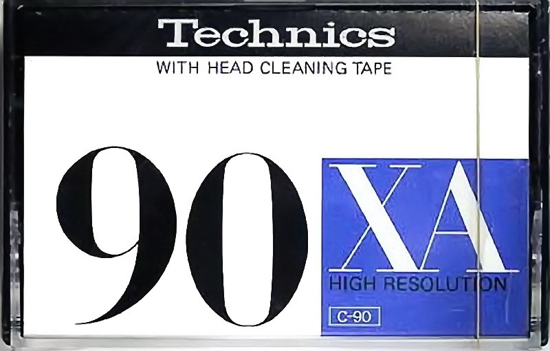 Compact Cassette Technics XA 90 "RT-90XA" Type II Chrome 1978 Japan