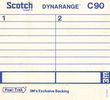 Compact Cassette Scotch Dynarange 90 Type I Normal 1975 Europe