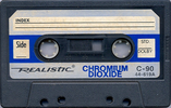 Compact Cassette Realistic 90 "44-619" Type II Chrome 1973 USA