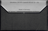 Compact Cassette Grundig HiFi-Cassette 60 Type II Chrome 1974 Europe