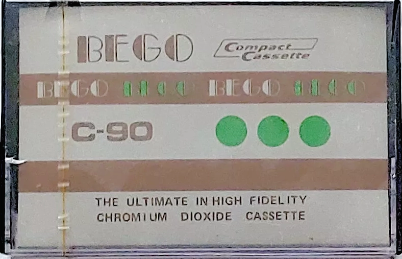 Compact Cassette Bego 90 Type II Chrome Europe
