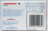 Compact Cassette Continent / Continente CD-X 60 Type I Normal 1985 France