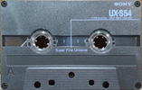 Compact Cassette Sony UX-S 54 Type II Chrome 1988 Japan