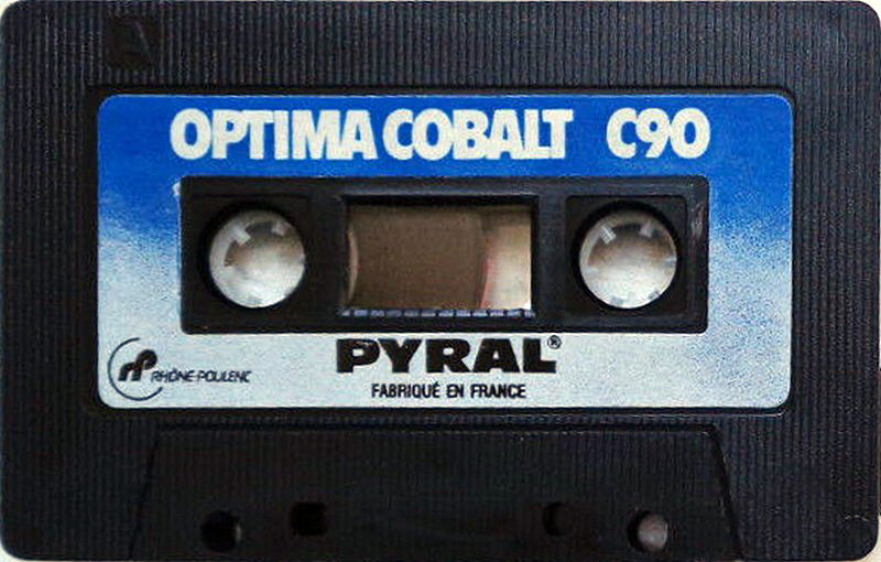 Compact Cassette Pyral Optima Cobalt 90 Type I Normal 1974 France