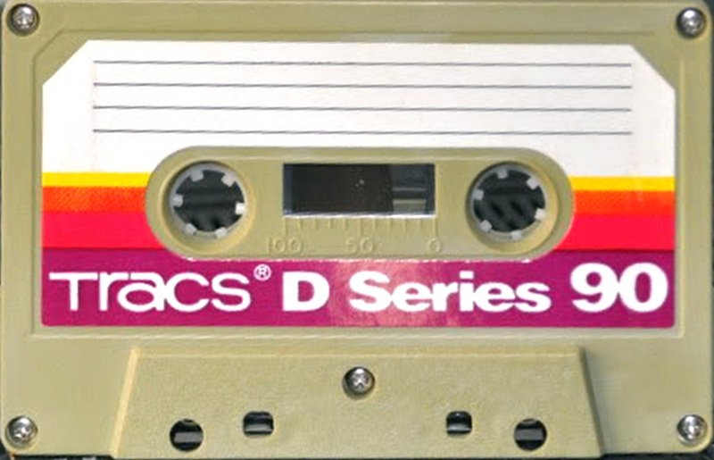 Compact Cassette Tracs D Series 90 Type I Normal 1982 USA