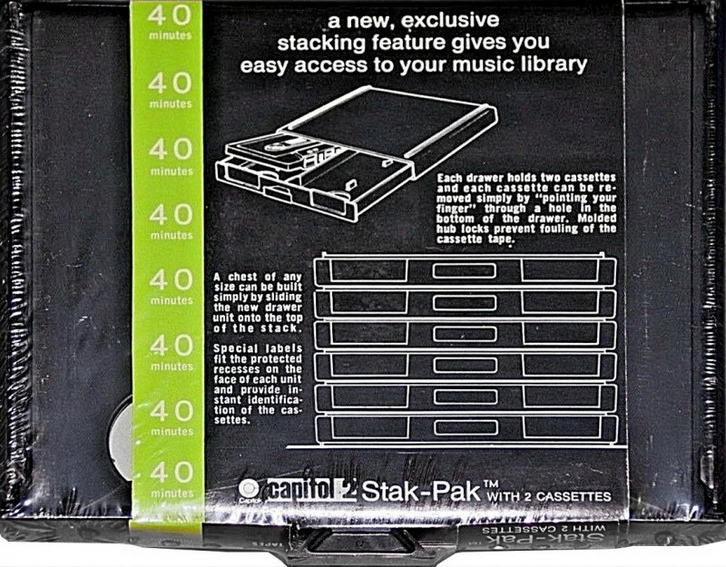 2 pack Capitol Capitol 2 40 "Stak-Pak" Type I Normal 1972 USA