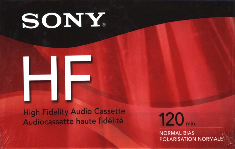 Compact Cassette Sony HF 120 "C120HFR" Type I Normal 2008 North America