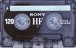 Compact Cassette Sony HF 120 "C120HFR" Type I Normal 2008 North America