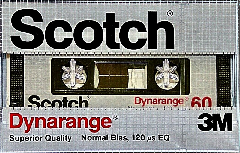 Compact Cassette Scotch Dynarange 60 Type I Normal 1982 USA