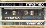 Compact Cassette Magnex Studio 2 60 Type II Chrome 1983 Europe