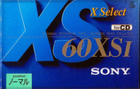 Compact Cassette Sony X Select 60 "C-60XS1" Type I Normal 1994 Japan