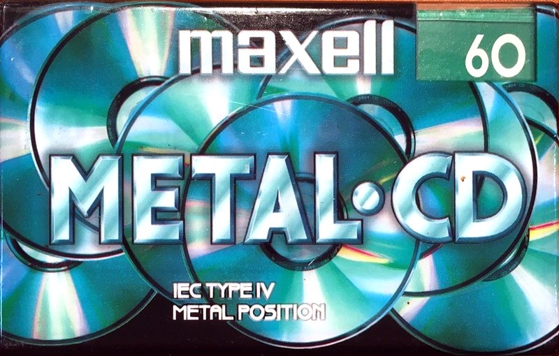 Compact Cassette Maxell Metal CD 60 Type IV Metal 1998 Europe