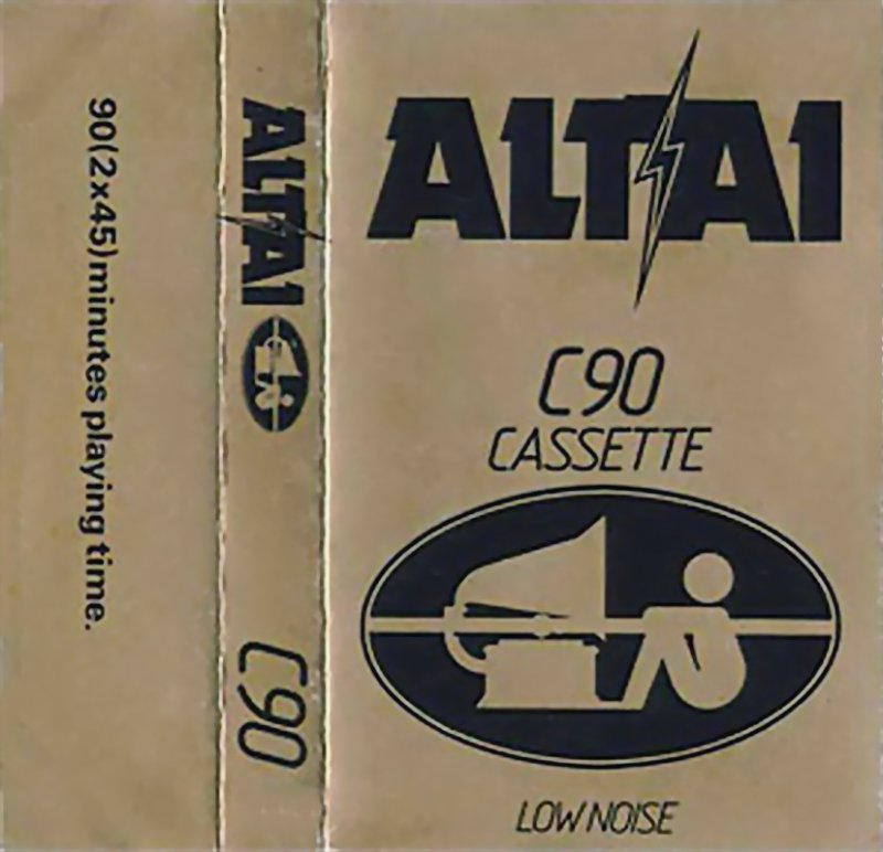 Compact Cassette Alta 1 90 Type I Normal Hong Kong