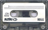 Compact Cassette Alta 1 90 Type I Normal Hong Kong