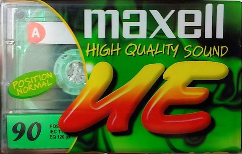 Compact Cassette Maxell UE 90 "UE-90" Type I Normal 1998 Worldwide