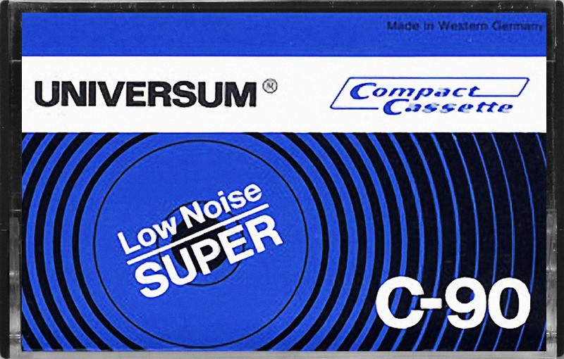Compact Cassette Universum Super 90 Type I Normal 1976 Europe