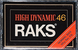 Compact Cassette RAKS High Dynamic 46 Type I Normal 1977 Europe