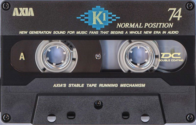 Compact Cassette AXIA K1 74 "K1C 74" Type I Normal 1997 Japan
