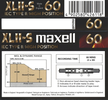 Compact Cassette Maxell XLII-S 60 Type II Chrome 1999 Europe