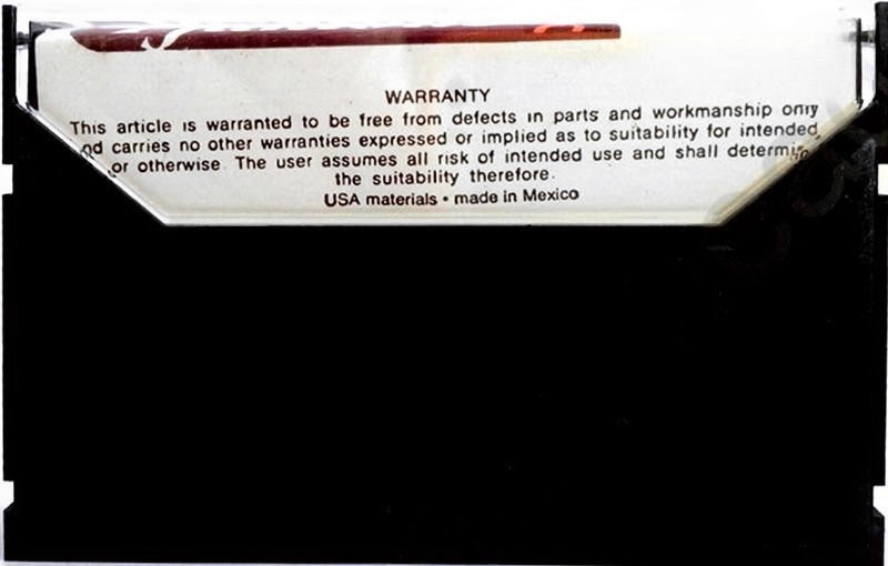 Compact Cassette Pfantone 60 "XC" Type I Normal USA