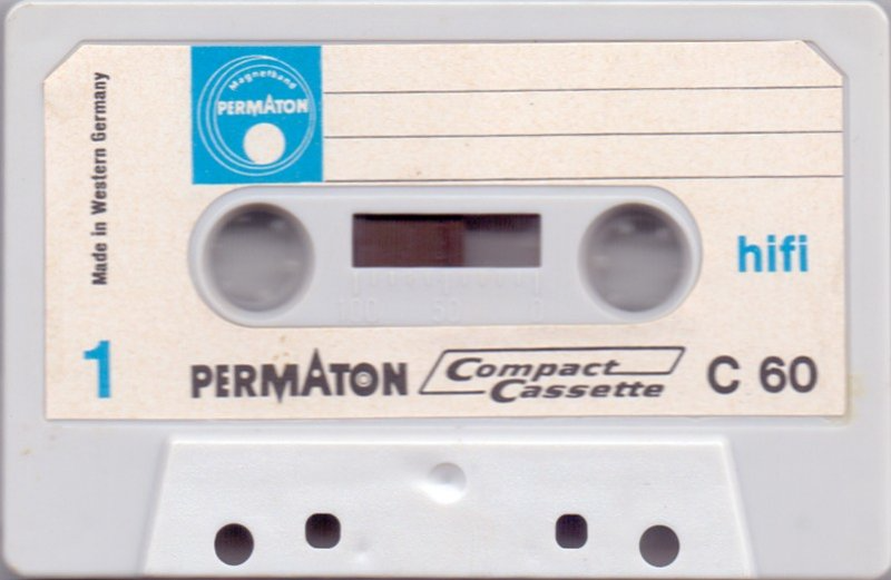 Compact Cassette Permaton 60 Type I Normal 1969 Europe