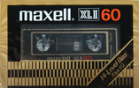 Compact Cassette Maxell XLII 60 Type II Chrome 1980 Japan