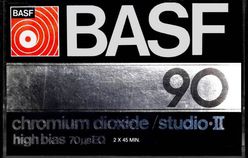 Compact Cassette BASF Studio II 90 Type II Chrome 1979 USA