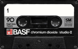 Compact Cassette BASF Studio II 90 Type II Chrome 1979 USA