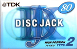 Compact Cassette TDK DJ2 Disc Jack 80 "DJ2-80F Disc Jack" Type II Chrome 1999 Japan