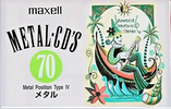 Compact Cassette Maxell Metal CD's 70 "MCDS-70J" Type IV Metal 1995 Japan