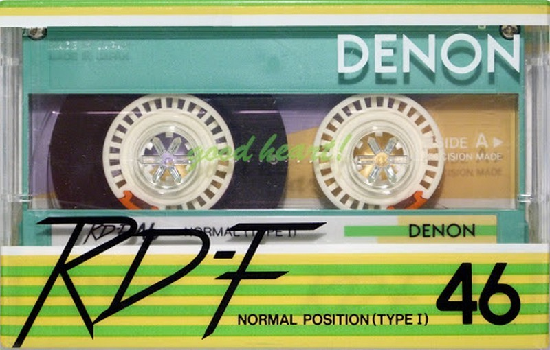 Compact Cassette Denon RD-F 46 "RD-F46G" Type I Normal 1986 Japan