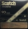 Compact Cassette Scotch Master III 90 Type III Ferro Chrome 1980 USA