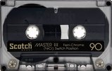 Compact Cassette Scotch Master III 90 Type III Ferro Chrome 1980 USA