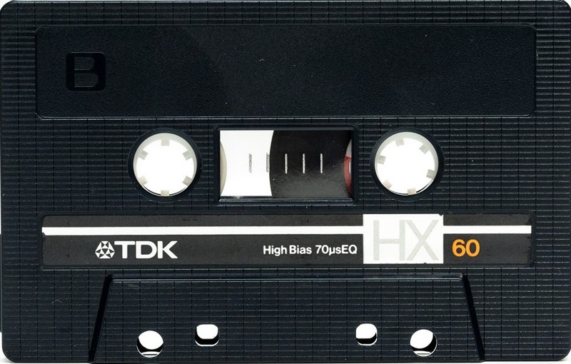 Compact Cassette TDK HX 60 Type II Chrome 1984 Japan