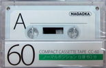 Compact Cassette Nagaoka 60 Type I Normal Japan