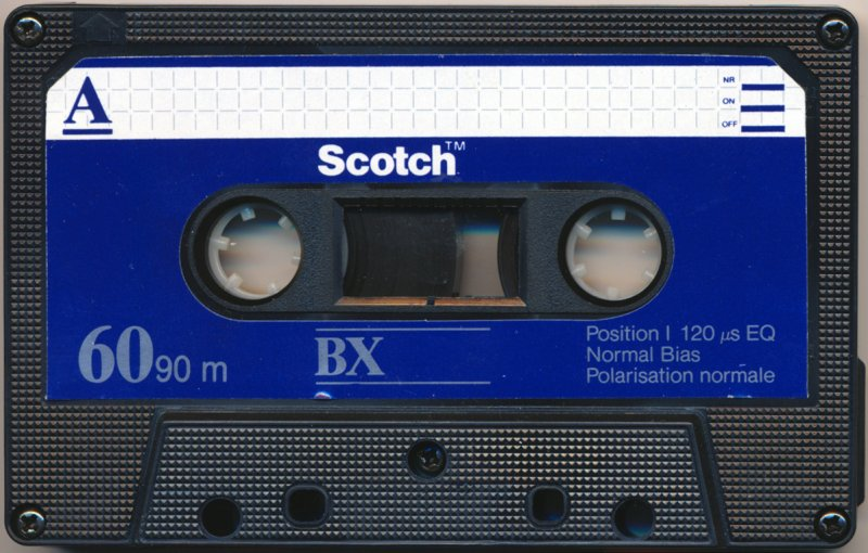 Compact Cassette Scotch BX 60 Type I Normal 1987 Europe